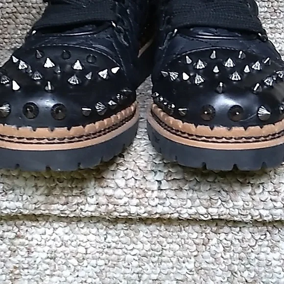 Sam Edelman Women's Studded Combat Fashion Boots - Sz 8 NWOB - Picture 9 of 13